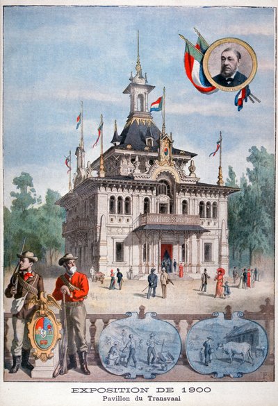 The Transvaal Pavilion at the Universal Exhibition of 1900, Paris by Unbekannt
