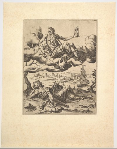 The Triumph of Time from The Triumphs of Petrarch by Unbekannt