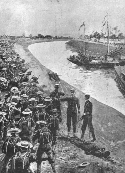 The Trouble in China, 1900-1901: The Bluejackets on their way to Tientsin, 1901 by Unbekannt