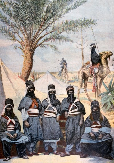 The Tuareg Caravan at the Winter Velodrome, Paris by Unbekannt