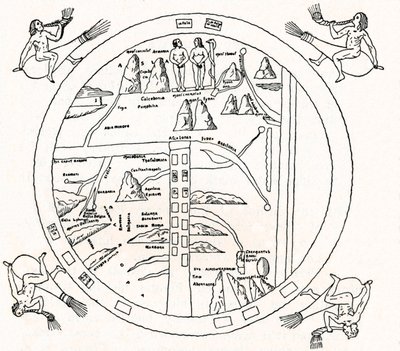 The Turin Map, 8th Century by Unbekannt