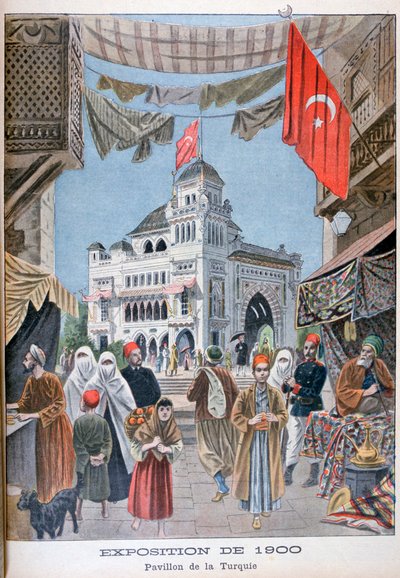 The Turkish pavilion at the Universal Exhibition of 1900, Paris, 1900 by Unbekannt