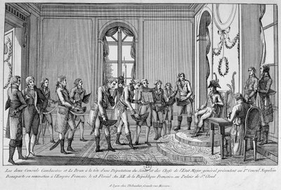 The Two Consuls Cambacérès and Le Brun nominate Napoleon Emperor by Unbekannt