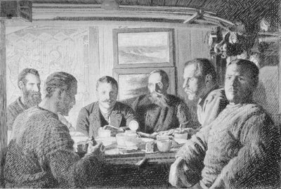 The Upper End of the Supper Table by Unbekannt