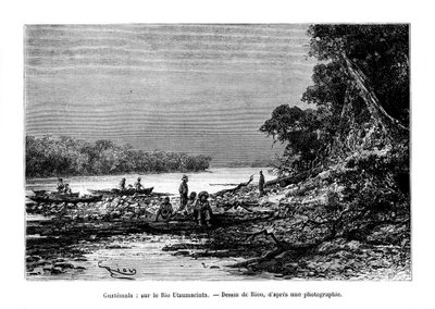 The Usumacinta River, southeastern Mexico and northwestern Guatemala, 19th century by Unbekannt