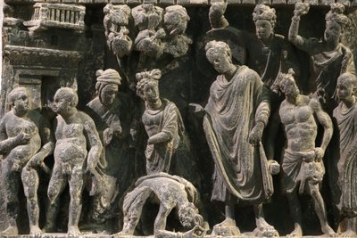 Relief Showing an Attempt on the Buddha