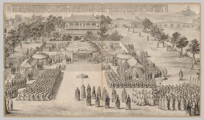 The Victory Banquet: from Battle Scenes of the Quelling of Rebellions by Unbekannt