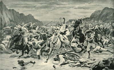 The Victory of Kandahar Cavalry Pursuit to the Arghandab River, 1901 by Unbekannt