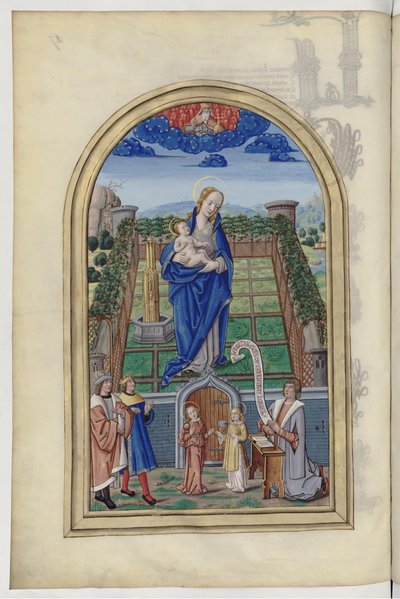 The Virgin Mary. From: Chants Royaux en l