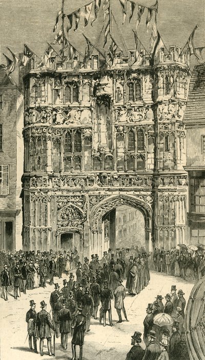The Visitors Being Introduced To The Dean: Colonial and Indian Visitors at Canterbury, 1886 by Unbekannt