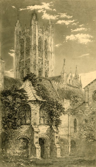 The Water Tower, Canterbury Cathedral, Canterbury, Kent, 1885 by Unbekannt