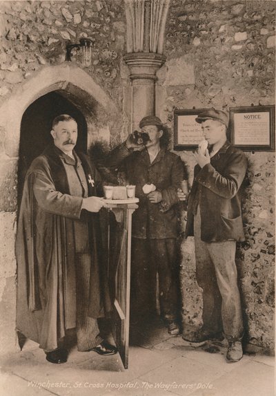 The Wayfarers Dole, Hospital of St Cross, Winchester, Hampshire, early 20th century by Unbekannt