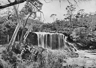 The Weeping Rock at Wentworth Falls, Blue Mountains by Unbekannt