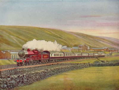 The West Coast Scotsman At Full Speed Near Tebay, L.M.S.R. by Unbekannt