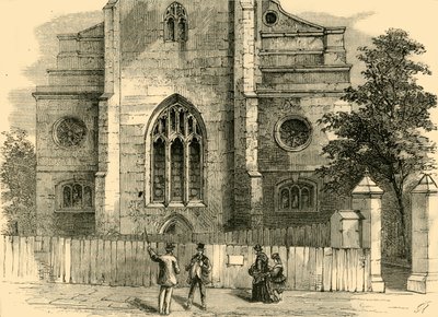 The West End of St. Andrews, Showing the Gothic Arch, c1872 by Unbekannt