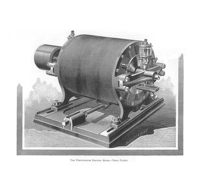 The Westinghouse Alternating Current Motor by Nikola Tesla by Unbekannt