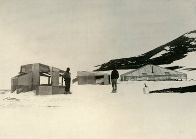 The Winter Quarters of the Discovery Expedition at Hut Point by Unbekannt