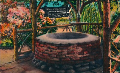 The Wishing Well at Ramonas Marriage Place, Old Town, San Diego, California by Unbekannt