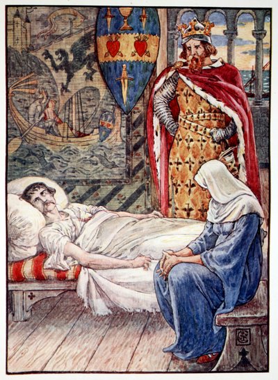 The Witch gives Advice as to Sir Tristram