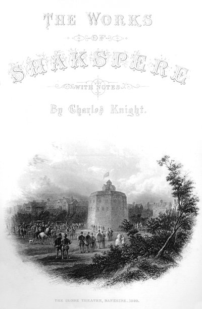 The Works of Shakespeare - The Globe Theatre, Bankside, 1593, c1870 by Unbekannt