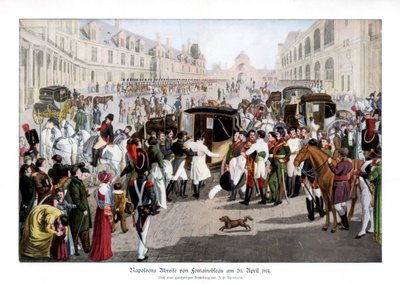 The Adieux at Fontainebleau, France, 20 April 1814, 1900 by Unbekannt