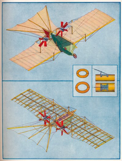 The aeroplane proposed by Henson in his patent of 1842, c1936 c1937 by Unbekannt
