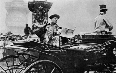 The Announcement of the Treaty of Versailles Throughout England by Royal Proclamation by Unbekannt