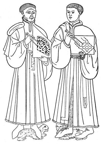 The Architects of the Church of St Ouen, Rouen, c1440 by Unbekannt