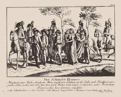 The arrest of Schinderhannes, 1802 by Unbekannt