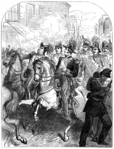 The Attempt to Assassinate King Louis Philippe of France, Paris, 1835 by Unbekannt