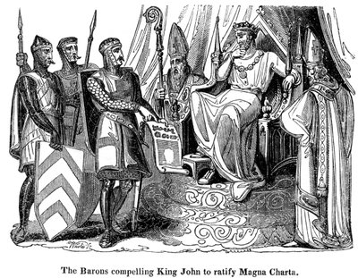 The Barons Compelling King John to Ratify the Magna Carta by Unbekannt
