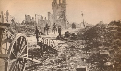 The Battered Remains of Ypres After the Last Shell Had Done Its Worst by Unbekannt