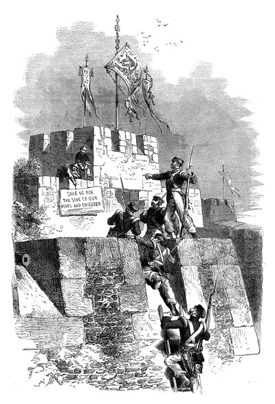 The capture of Ting-Hae, China, 1841 c1895 by Unbekannt