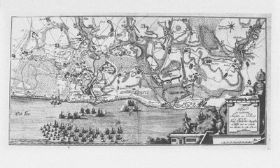 The capture of the Prussian fortress of Kolberg on 16 December 1761 by Unbekannt