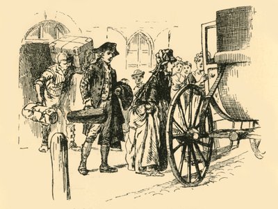 The Carriage Which Was to Convey the Travellers Drew Up at the Door, 1907 by Unbekannt