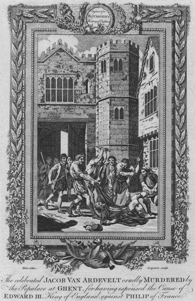The celebrated Jacob Van Ardevelt cruelly murdered by the Populace at Ghent by Unbekannt