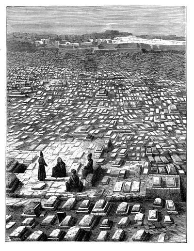 The Cemetery at Mecca by Unbekannt