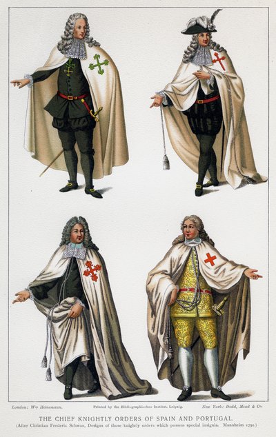 The Chief Knightly Orders of Spain and Portugal, c1930s by Unbekannt