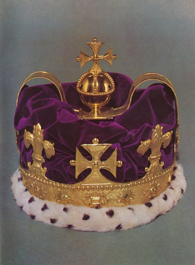 The crown made for the Prince of Wales in 1729, 1953 by Unbekannt