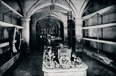 The Crypt Under the Chancel of St Georges Chapel, Windsor Castle, 1910-1911 by Unbekannt
