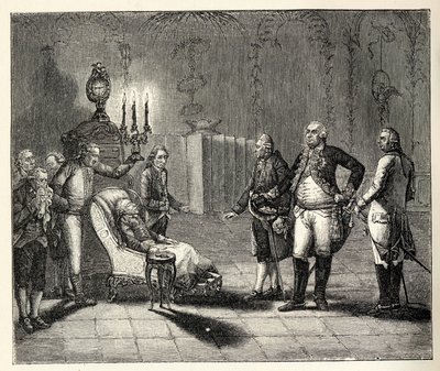 The Death of Frederick II on August 17, 1786 by Unbekannt
