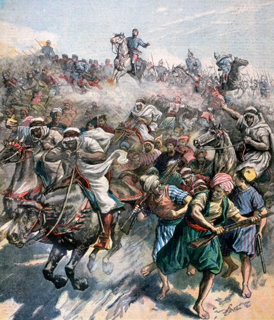 The Death of General Margallo, the Rif War, Morocco by Unbekannt