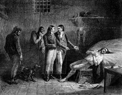 The Death of the Marquis de Condorcet, 1794 by Unbekannt