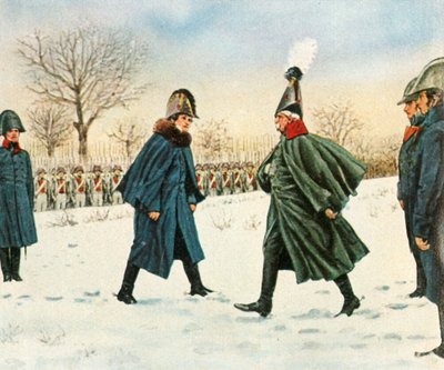 The Exchange of Blucher for the French Marshal Victor, 20 February 1807 by Unbekannt