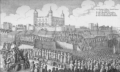 The Execution of the Earl of Strafford on Tower Hill, London, 12 May 1641, 1903 by Unbekannt