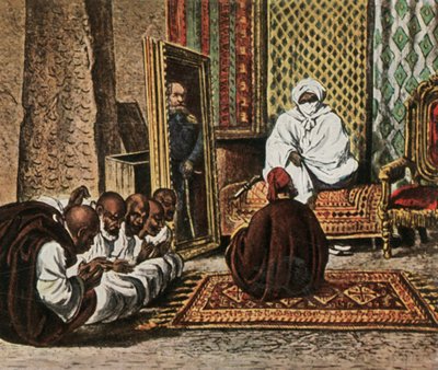 The explorer Nachtigal with Sheik Omar of Bornu, 5 June 1870 by Unbekannt