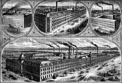 The Factories of the Singer Manufacturing Company by Unbekannt