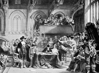 The Famous Trial of Charles I in Westminster Hall in January, 1649 by Unbekannt