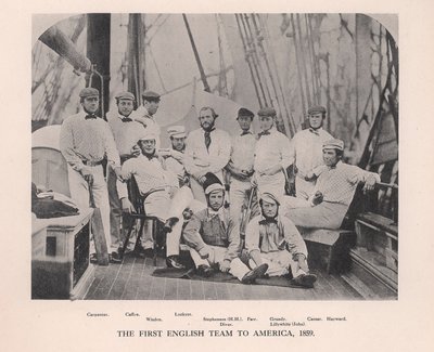 The First English Cricket Team to Tour America, 1859, 1912 by Unbekannt