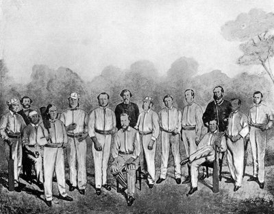 The First English Cricket Team to Visit Australia, 1861-1862 by Unbekannt